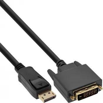DisplayPort-auf-DVI-Konverterkabel InLine 17113 3m schwarz