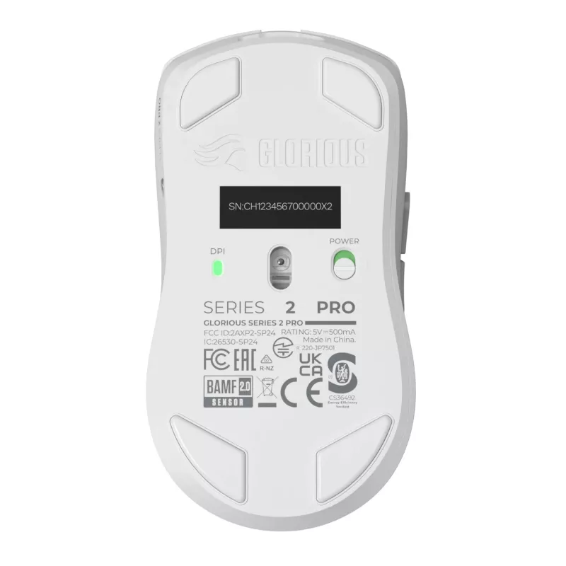 Gaming-Maus Glorious Glorious Series 2 PRO 4K/8K Hz Wireless Maus – Weiß