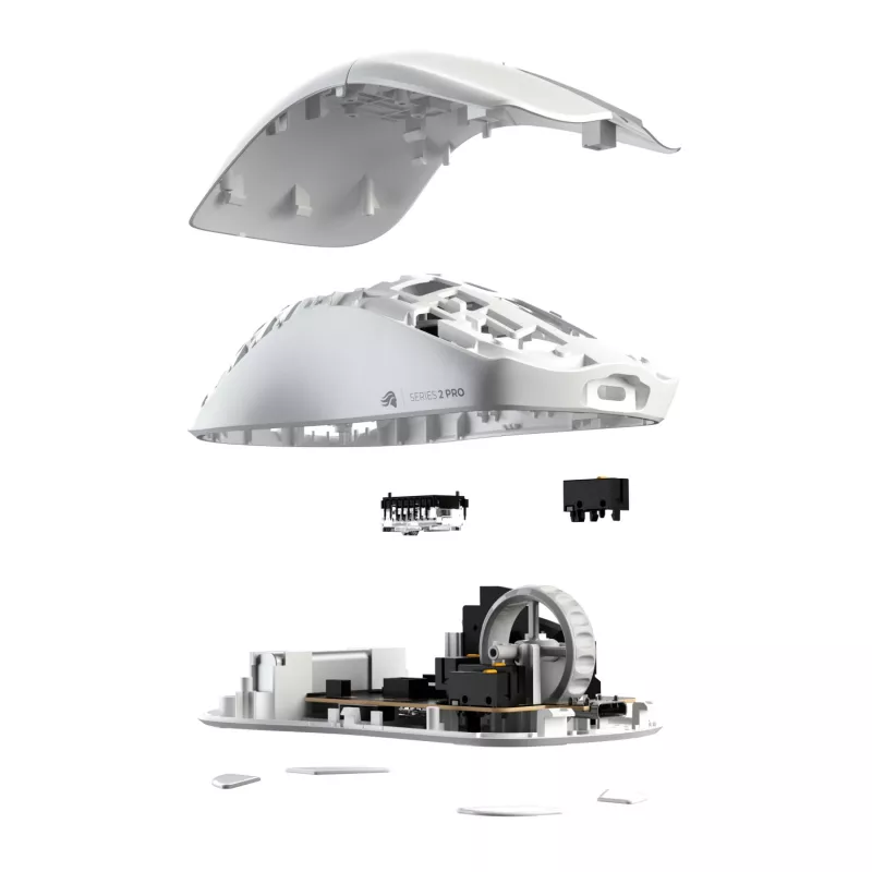 Gaming-Maus Glorious Glorious Series 2 PRO 4K/8K Hz Wireless Maus – Weiß