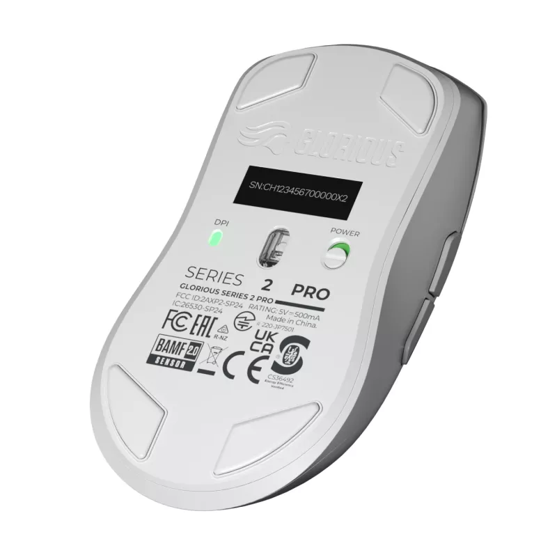 Gaming-Maus Glorious Glorious Series 2 PRO 4K/8K Hz Wireless Maus – Weiß