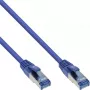 InLine Patch Kabel S/FTP PiMF Cat.6A halogen free 500MHz blue 2m