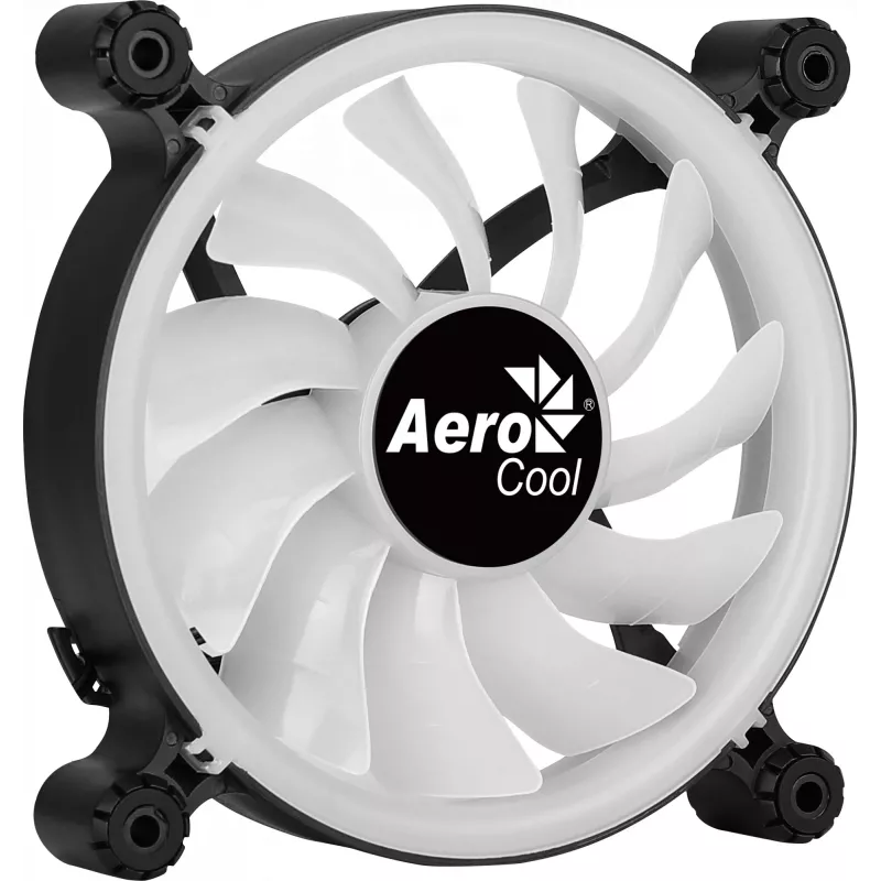 Aerocool PGS Spectro 12 FRGB 120-mm-Gehäuselüfter, Schwarz / durchscheinend