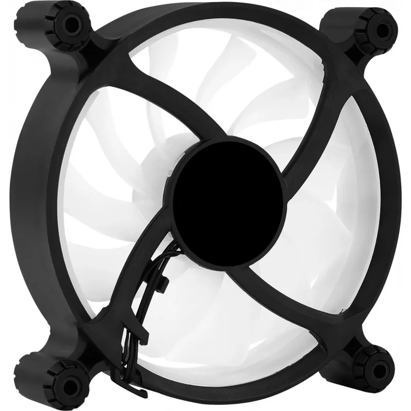 Aerocool PGS Spectro 12 FRGB 120-mm-Gehäuselüfter, Schwarz / durchscheinend