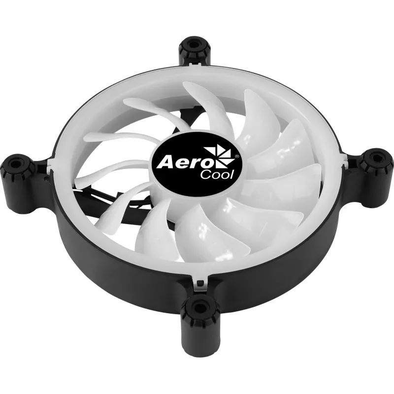 Aerocool PGS Spectro 12 FRGB 120-mm-Gehäuselüfter, Schwarz / durchscheinend