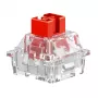 Tastatur switches GLORIOUS Fox HE — 36 Stück, Polycarbonat, rot durchscheinend, kompatibel mit GMMK 3 HE