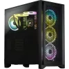 CORSAIR Mid-Tower-Gehäuse - Icue 4000d RGB Airflow - Schwarz