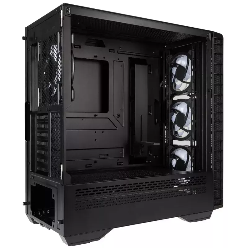 PC-Gehäuse Kolink Observatory Y AMD SE ARGB Midi Tower Schwarz, Transparent