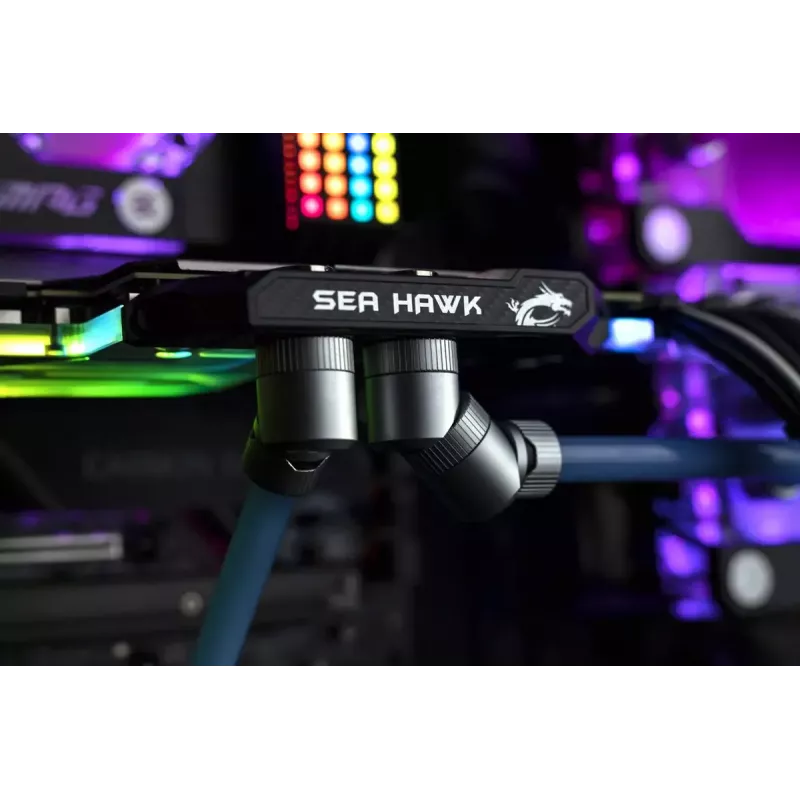 Fitting EK Water Blocks STC 10/13 Messing Titan 19mm Höhe 2cm Durchmesser