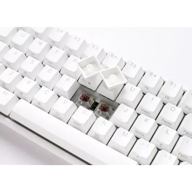 Ducky One 3 Mini Pure White Tastatur Gaming USB Deutsch Mechanisch RGB