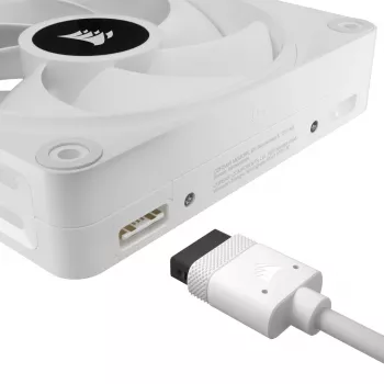 CORSAIR Computer-Gehäuselüfter 12 cm Weiß 3 Stück (co-9051006-ww)