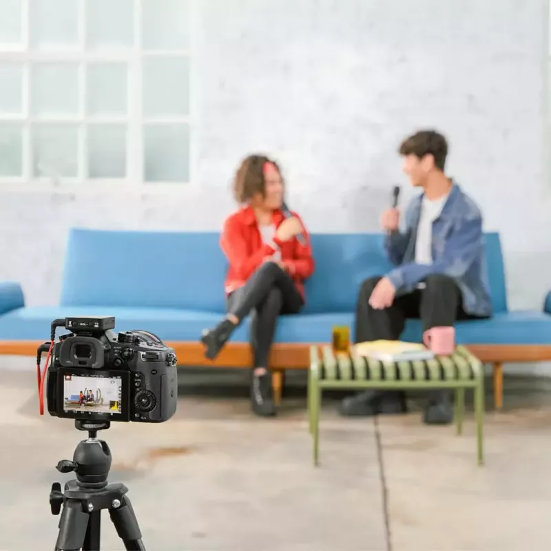 RØDE Interview PRO kabelloses Kondensatormikrofon, USB-C, 20 Hz–20 kHz, Schwarz