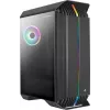 Aerocool GLADIATOR DUO ATX Gaming-Gehäuse 3x ARGB 12cm Lüfter, Midi Tower, PC, Schwarz, ATX, micro ATX, Mini-ITX, ABS, SPCC, Gaming