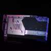 Wasserkühler + Backplate Phanteks Glacier G40 Acrylic Copper Schwarz Transparent