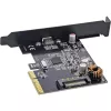 InLine 76660F Schnittstellenkarte, PCIe x4, USB 3.2 Gen 2x2 (20 Gb/s), 1x USB-C, Low Profile