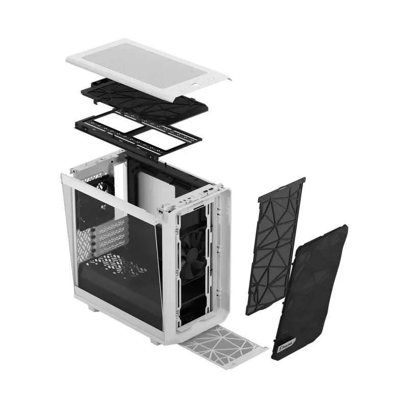 PC-Gehäuse Fractal Design Meshify 2 Mini Weiß