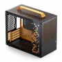 Computer-Gehäuse JONSPLUS MATX Handle Case Z20 – Schwarz-Orange