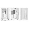 be quiet! Light Base 600 LX BGW68 Midi-Tower PC-Gehäuse, ATX, Seitenfenster aus gehärtetem Glas, ARGB, USB-C, Unterstützung für 360-mm-Radiator, weiß