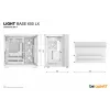 be quiet! Light Base 600 LX BGW68 Midi-Tower PC-Gehäuse, ATX, Seitenfenster aus gehärtetem Glas, ARGB, USB-C, Unterstützung für 360-mm-Radiator, weiß