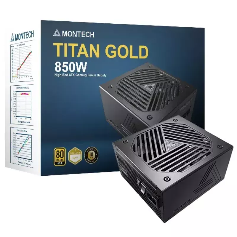Netzteil Montech TITAN GOLD 850W