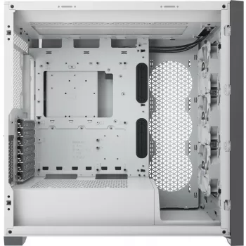 CORSAIR iCUE 5000X RGB - Tempered Glass Mid-Tower ATX PC Smart Case - Weiß