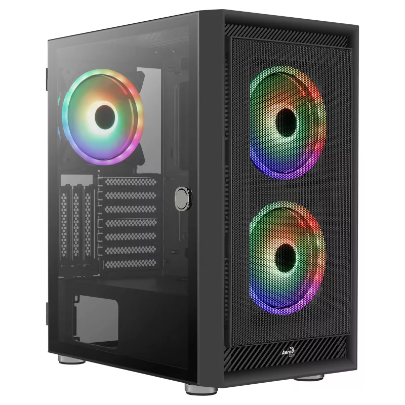 Aerocool GRAPHITEV3 Computergehäuse 3 ARGB 14-cm-Lüfter