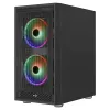 Aerocool GRAPHITEV3 Computergehäuse 3 ARGB 14-cm-Lüfter