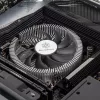 SilverStone SST-NT07-1700 Low-Profile CPU-Luftkühler, 80 mm, 1500–3600 U/min, schwarz