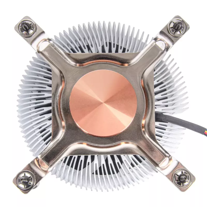 SilverStone SST-NT07-1700 Low-Profile CPU-Luftkühler, 80 mm, 1500–3600 U/min, schwarz