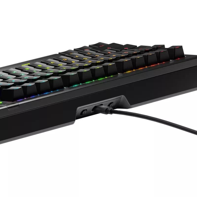 Glorious Gaming GMMK 3 PRO 75% Prebuilt Wired Schwarz - US, Kabelgebunden, USB, Mechanisch, QWERTY, RGB LED, Schwarz