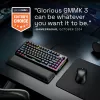 Glorious Gaming GMMK 3 PRO 75% Prebuilt Wired Schwarz - US, Kabelgebunden, USB, Mechanisch, QWERTY, RGB LED, Schwarz