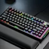 Glorious Gaming GMMK 3 PRO 75% Prebuilt Wired Schwarz - US, Kabelgebunden, USB, Mechanisch, QWERTY, RGB LED, Schwarz