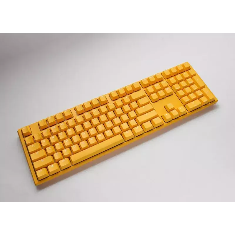 Ducky One 3 Gelb Tastatur Gaming USB Deutsch Full-Size RGB LED