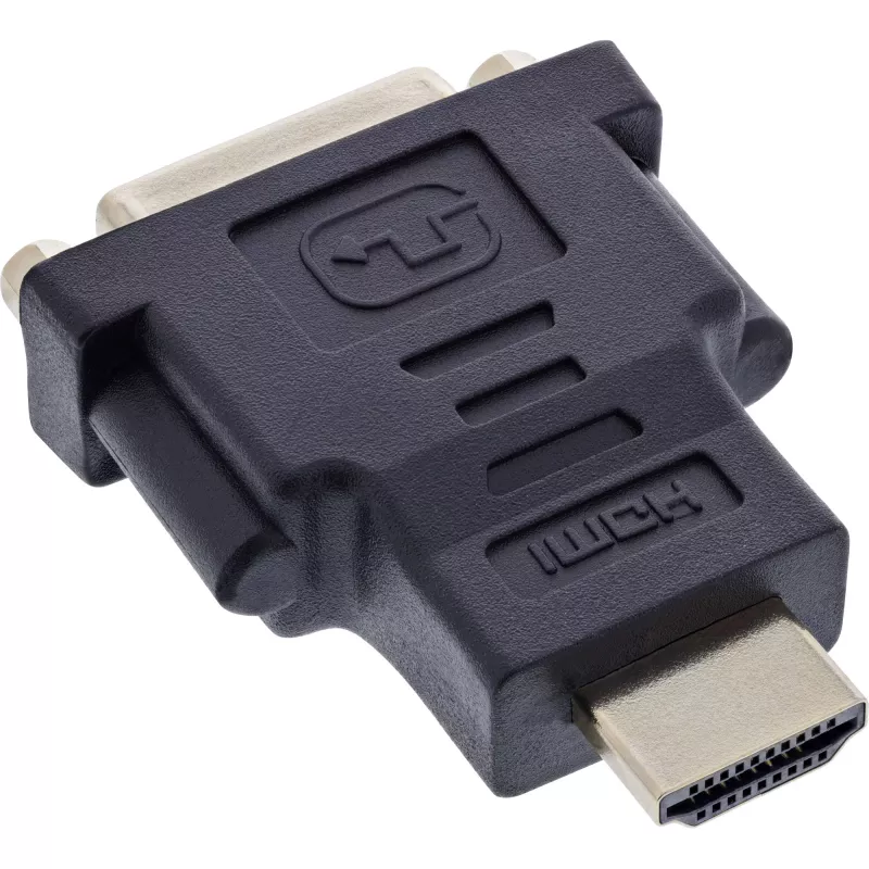 InLine HDMI zu DVI Adapter Stecker / 24+1 Buchse vergoldet, 4K2K