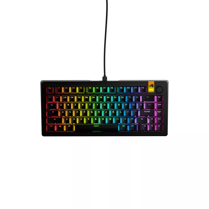 Glorious PC Gaming Race GMMK 3 HE Prebuilt Tastatur 75% Mechanical RGB Schwarz