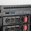 SilverStone SST-RM43-320-RS 4U Rackmount-Servergehäuse, E-ATX / SSI EEB, 20x 3,5″ SATA/SAS Hot-Swap, schwarz