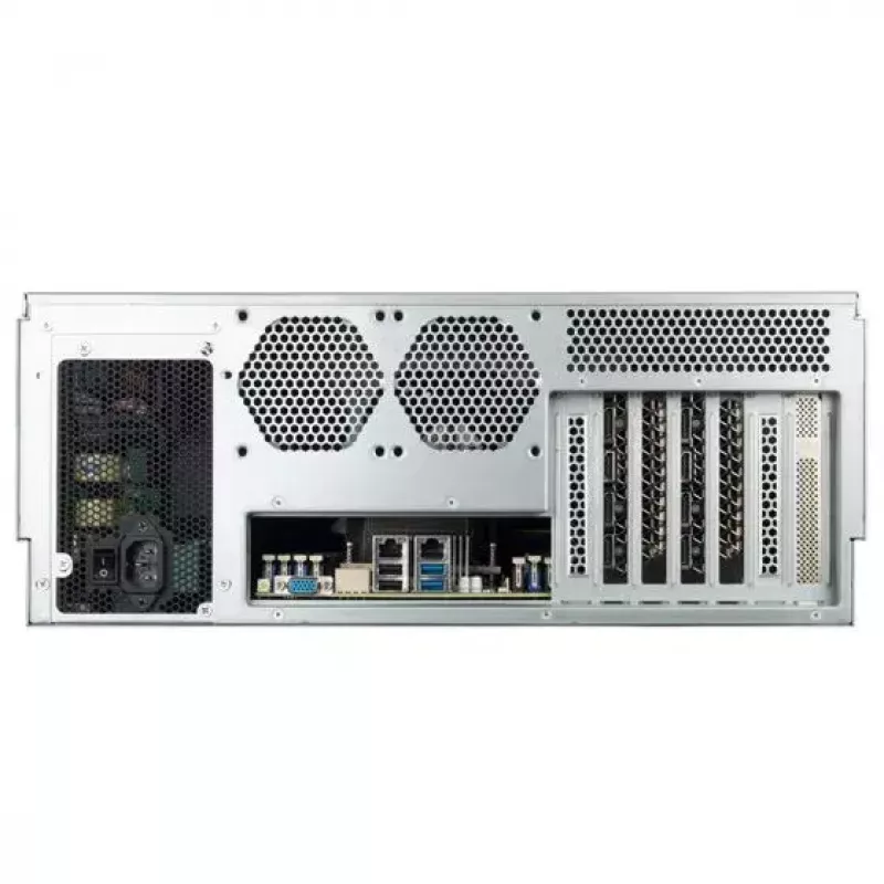 SilverStone SST-RM43-320-RS 4U Rackmount-Servergehäuse, E-ATX / SSI EEB, 20x 3,5″ SATA/SAS Hot-Swap, schwarz