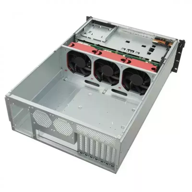 SilverStone SST-RM43-320-RS 4U Rackmount-Servergehäuse, E-ATX / SSI EEB, 20x 3,5″ SATA/SAS Hot-Swap, schwarz
