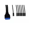 Alphacool ES Front-I/O-Panel mit USB 3.0 und Kabelsatz für Servergehäuse (25057)