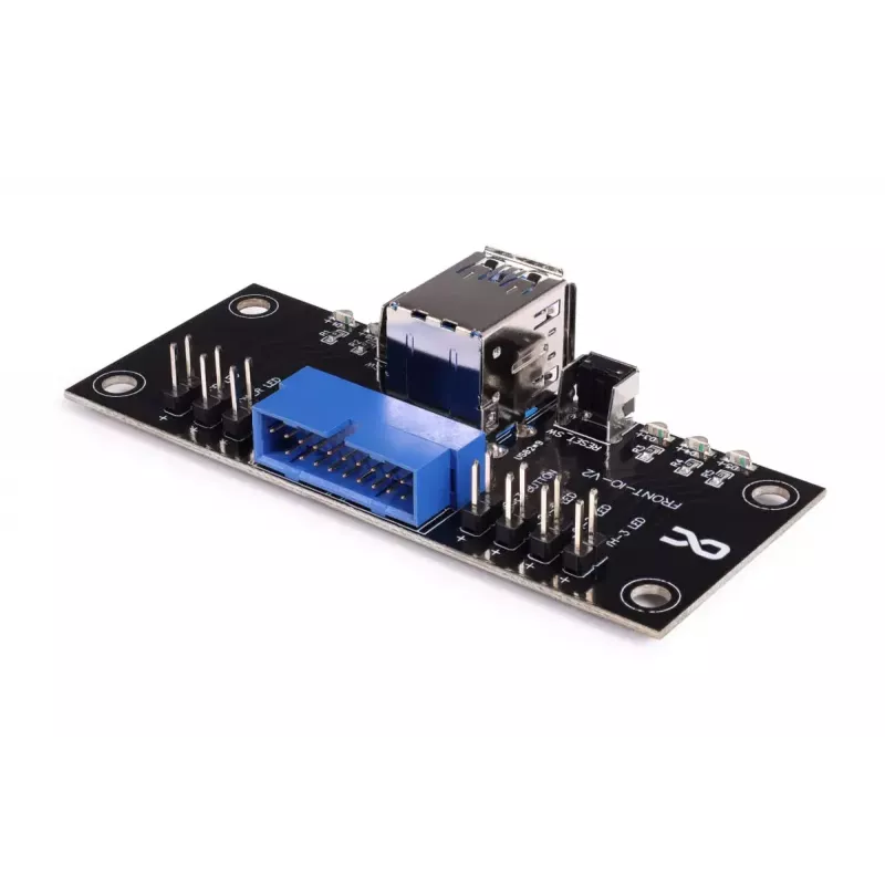 Alphacool ES Front-I/O-Panel mit USB 3.0 und Kabelsatz für Servergehäuse (25057)