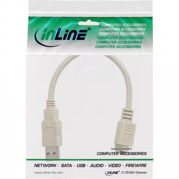 USB-Adapterkabel USB Typ A Stecker / PS/2 Buchse InLine 33102