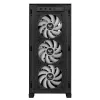 ASUS TUF Gaming GT302 ARGB 90DC00I0-B19000 Midi-Tower PC-Gehäuse, E-ATX, gehärtetes Glas, 4x 120-mm-ARGB-Lüfter, schwarz