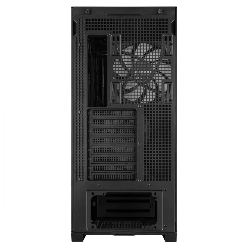 ASUS TUF Gaming GT302 ARGB 90DC00I0-B19000 Midi-Tower PC-Gehäuse, E-ATX, gehärtetes Glas, 4x 120-mm-ARGB-Lüfter, schwarz