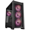 ASUS TUF Gaming GT302 ARGB 90DC00I0-B19000 Midi-Tower PC-Gehäuse, E-ATX, gehärtetes Glas, 4x 120-mm-ARGB-Lüfter, schwarz