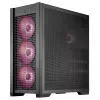 ASUS TUF Gaming GT302 ARGB 90DC00I0-B19000 Midi-Tower PC-Gehäuse, E-ATX, gehärtetes Glas, 4x 120-mm-ARGB-Lüfter, schwarz