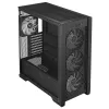 ASUS TUF Gaming GT302 ARGB 90DC00I0-B19000 Midi-Tower PC-Gehäuse, E-ATX, gehärtetes Glas, 4x 120-mm-ARGB-Lüfter, schwarz