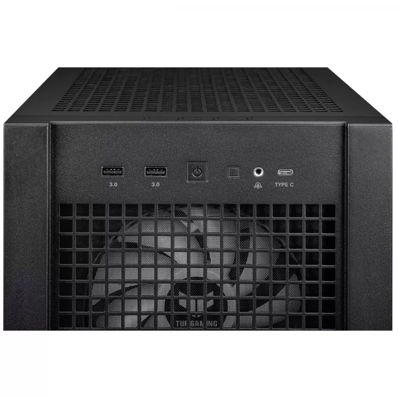 ASUS TUF Gaming GT302 ARGB 90DC00I0-B19000 Midi-Tower PC-Gehäuse, E-ATX, gehärtetes Glas, 4x 120-mm-ARGB-Lüfter, schwarz