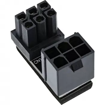 InLine Power-Adapter intern 180° ATX 6-Pin Stecker Buchse Schwarz 26636E