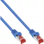 InLine Patchkabel S/FTP PiMF Kat.6 250MHz PVC Kupfer blau 5m