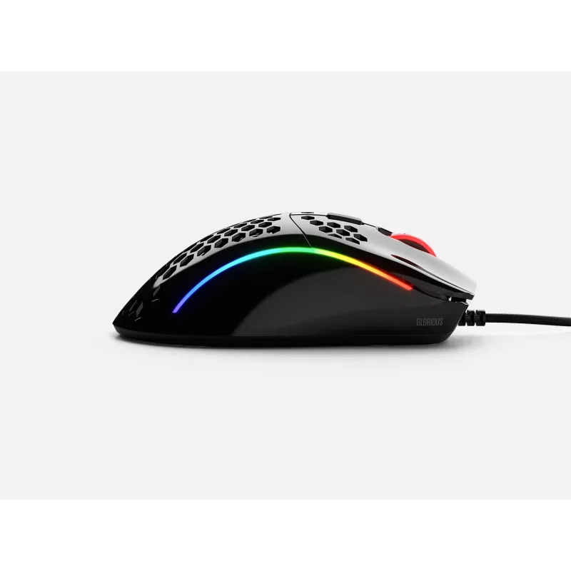 Glorious Gaming Model D- Maus für Rechtshänder, USB Type-A, optisch, 12000 DPI