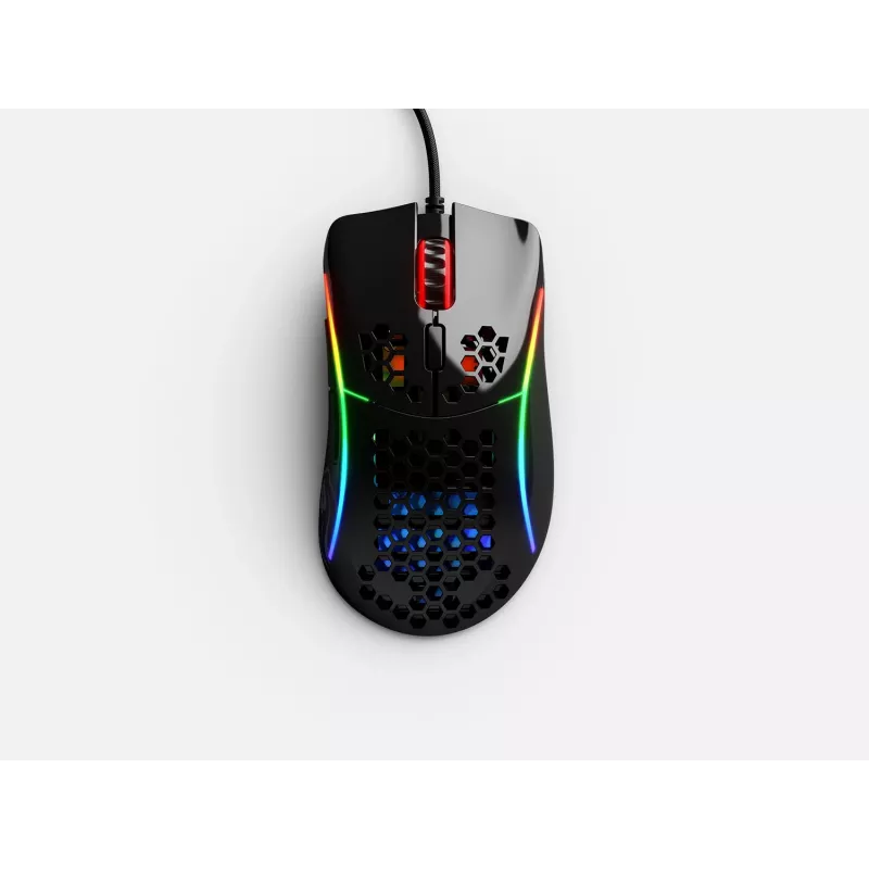 Glorious Gaming Model D- Maus für Rechtshänder, USB Type-A, optisch, 12000 DPI